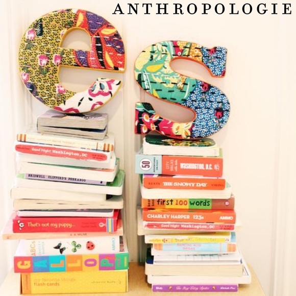 Anthropologie Other - Anthropologie Ikat Monogram Wall Hanging